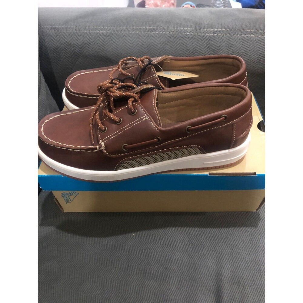 Thereabouts, LIL BROOK, Tan Dress Shoes, Boys size 5M Memory Foam NEW IN BOX